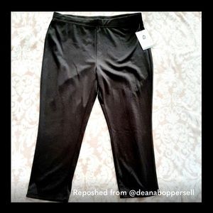 Black NWT yoga pants sz XL